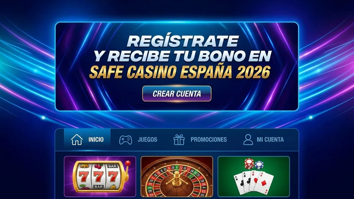 Registro con bono en Safe Casino